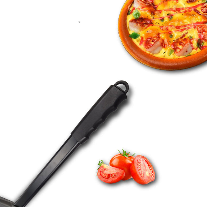 Perforated Lightweight Aluminum Pizza Peel with Folding Handle and NonSlip Grip Stornfield