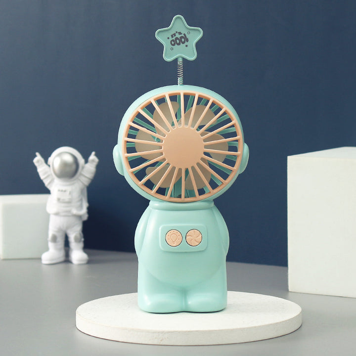 Unisex Portable Mini Fan in Playful Figure Design Stornfield