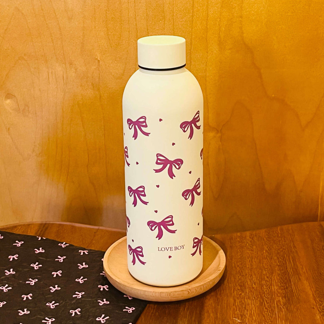 Women's insulated drinking bottle with stylish bow motif Stornfield