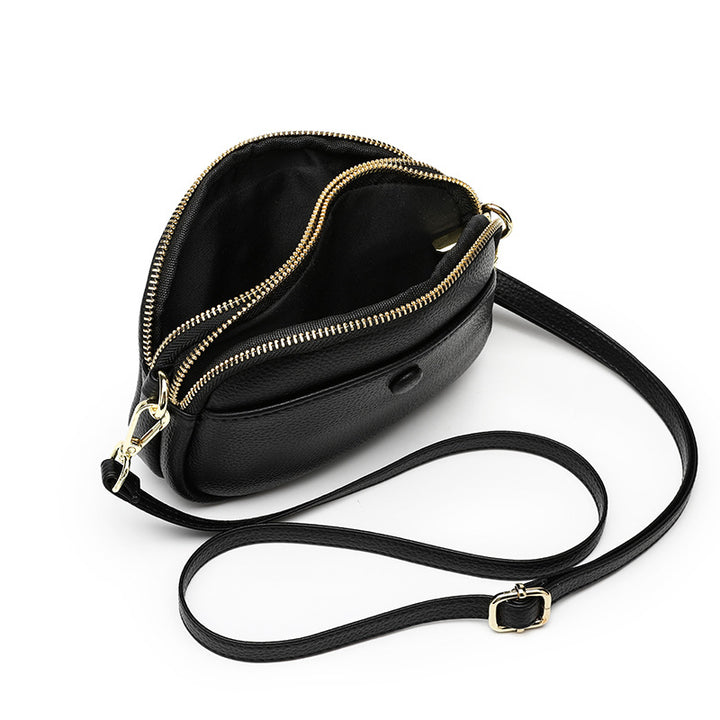 Chic Soft Leather Crossbody Bag