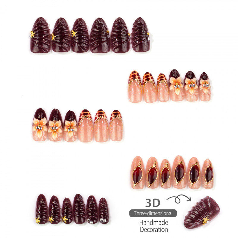 Decorative Artisan Press-On Nail Set