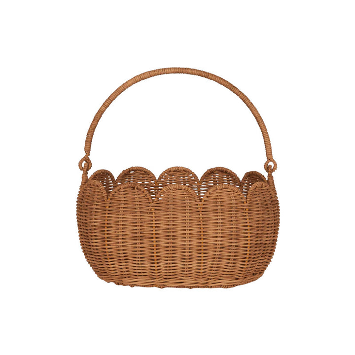 Scalloped Edge Woven Storage Basket Stornfield