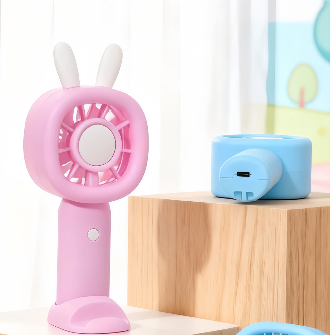 Ladies' portable mini fan in playful bunny design Stornfield