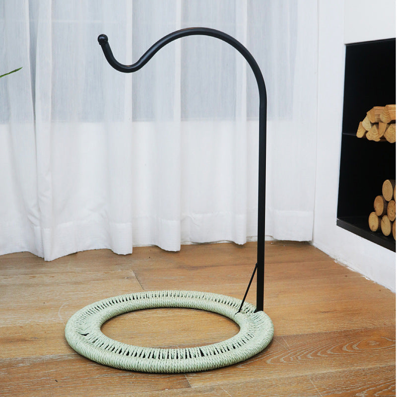 Comfortable hanging chair made of rattan Stornfield