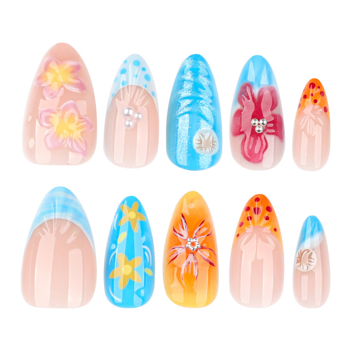 Artificial Flower Nail Art Stornfield