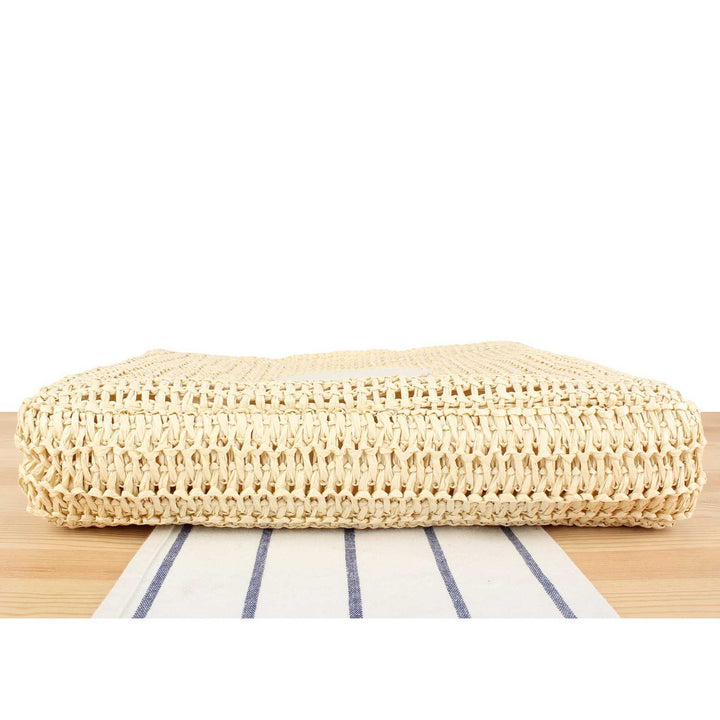 Handbag Made of Natural Wicker with Minimalist Details Stornfield