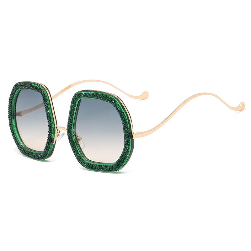 Ladies extravagant sunglasses with sparkling frame Stornfield