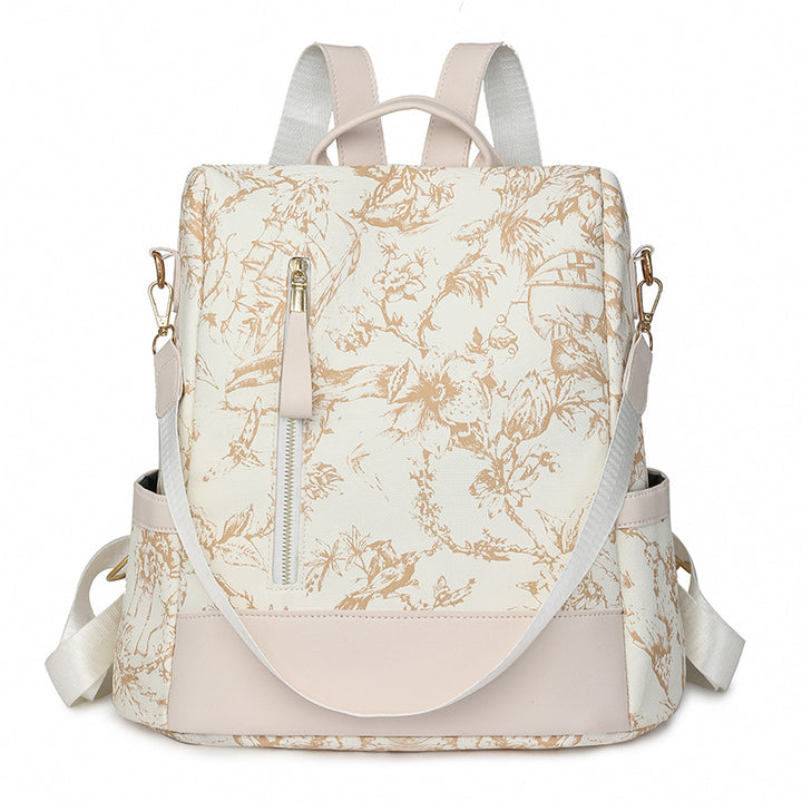 Stylish Floral Print Backpack