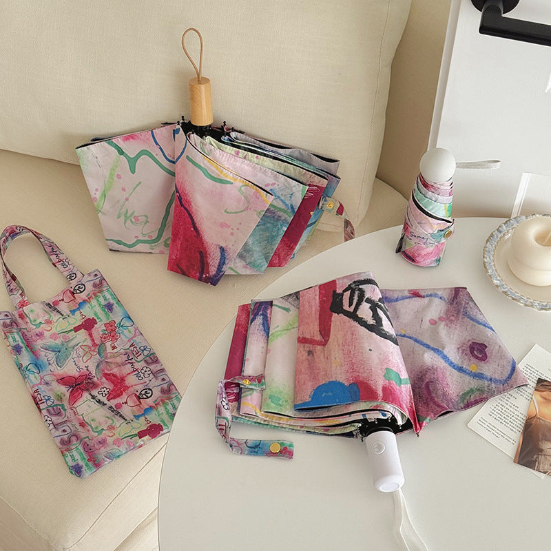 Women’s Foldable Tote Bag with Integrated Umbrella Stornfield