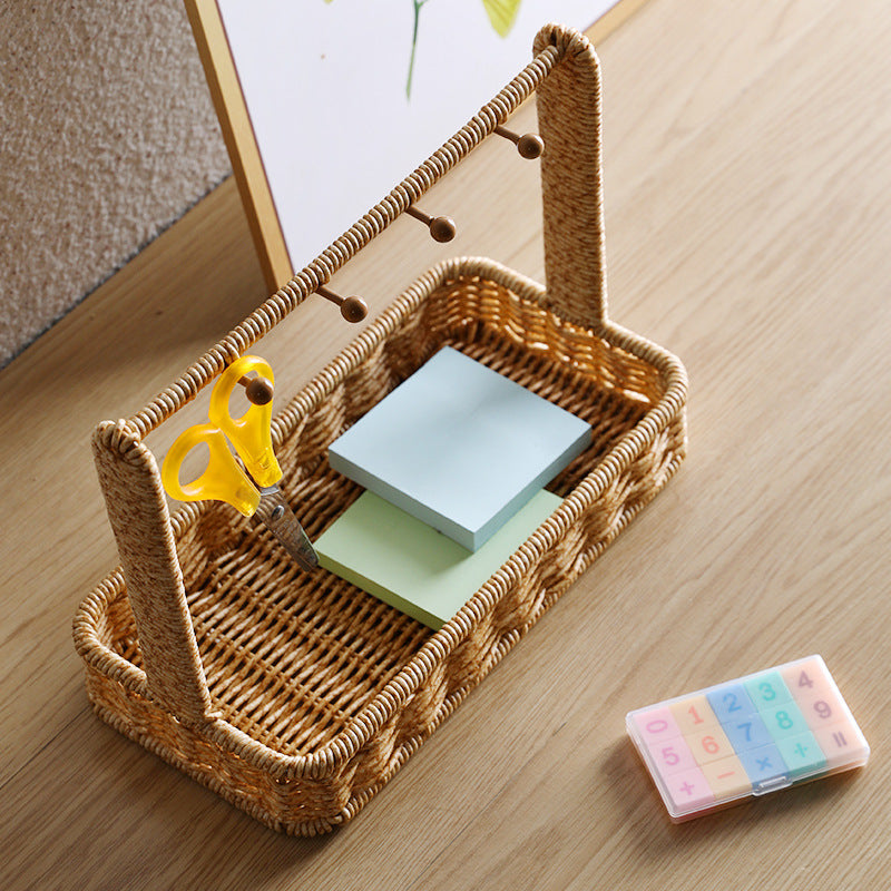 Unisex Versatile Storage Basket with Hooks Stornfield