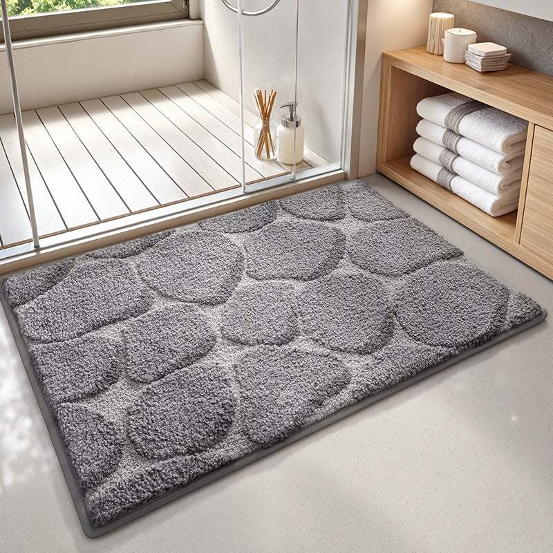 Plush Textured Bath Mat Stornfield