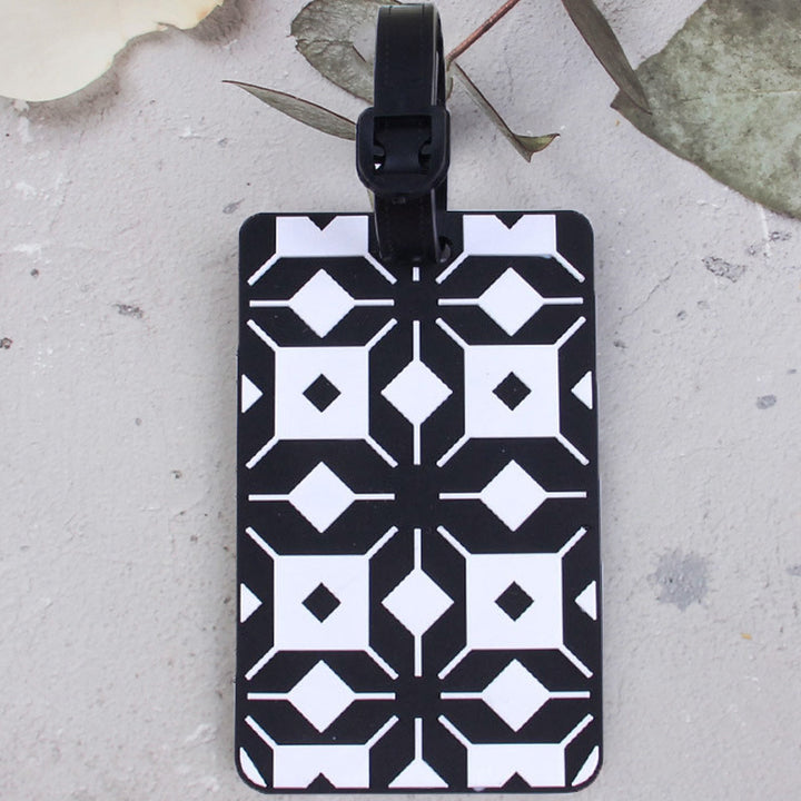 Geometric Pattern Luggage Tag Stornfield