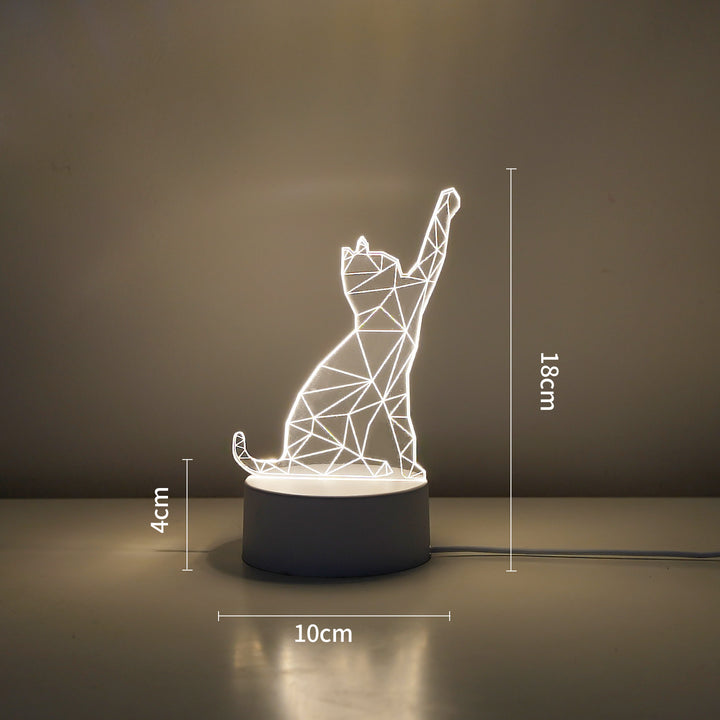 LED Tiger Figure Decorative Lamp