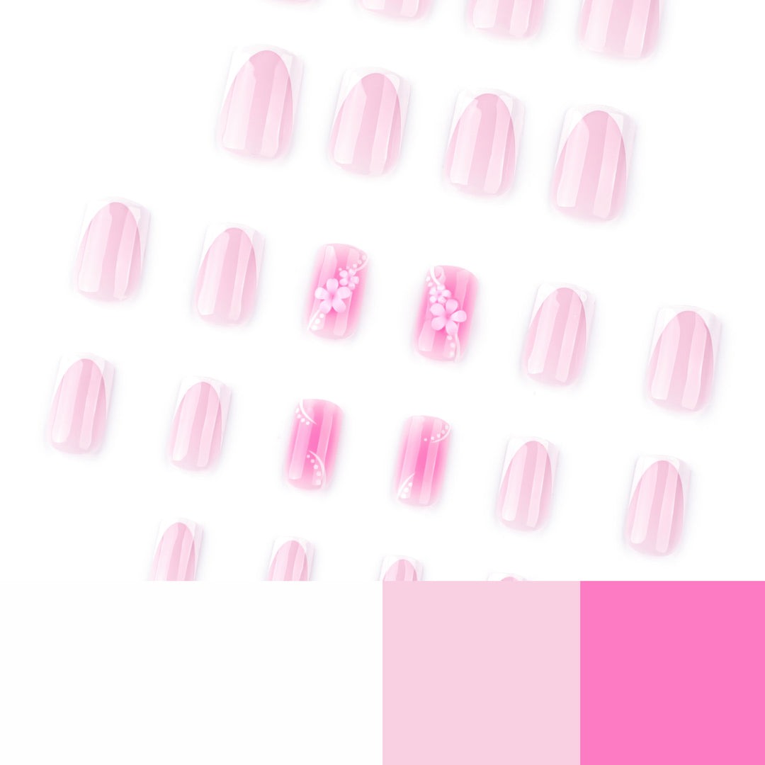Artfully decorated gel nails Stornfield