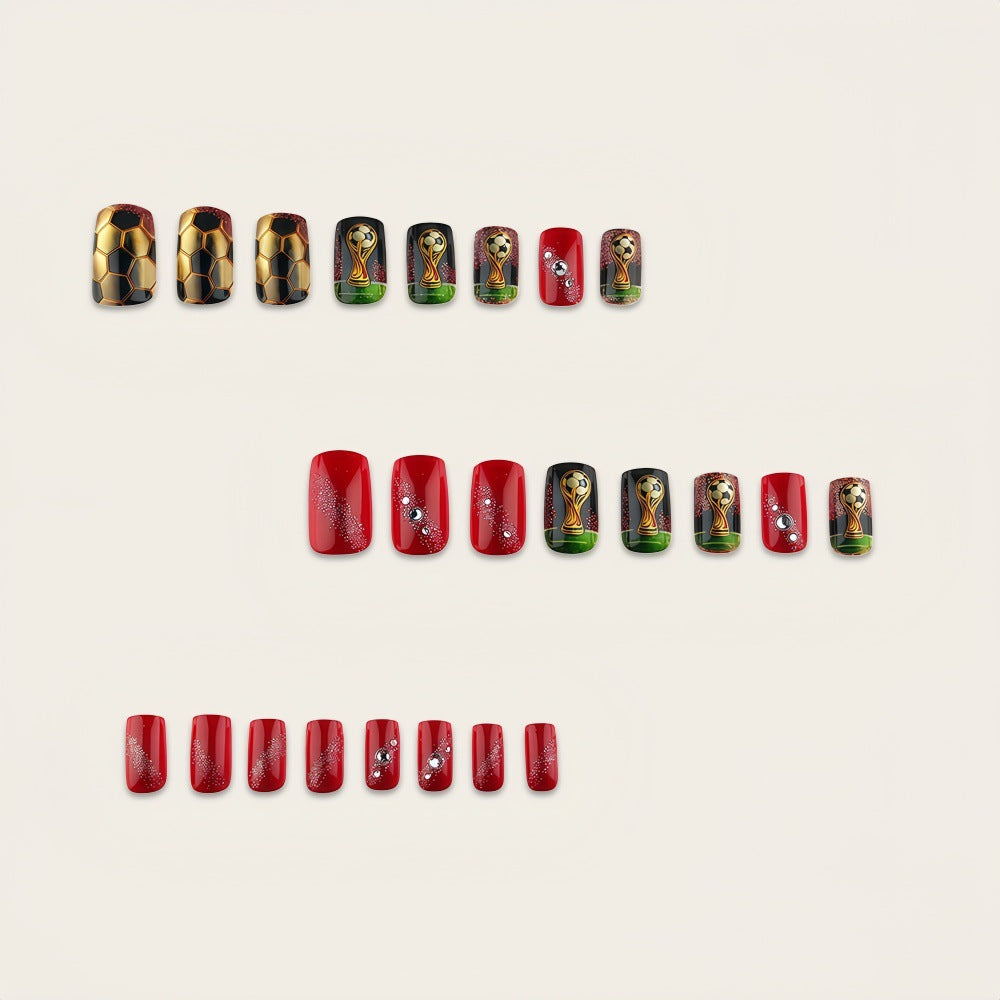 Sporty Football Art Nails Stornfield