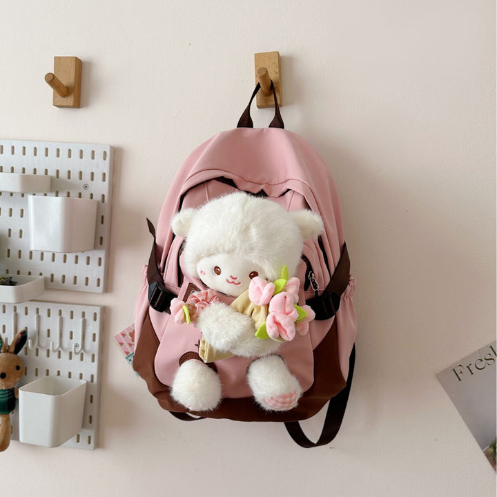 Backpack with Cute Plush Design and Practical Compartments Stornfield