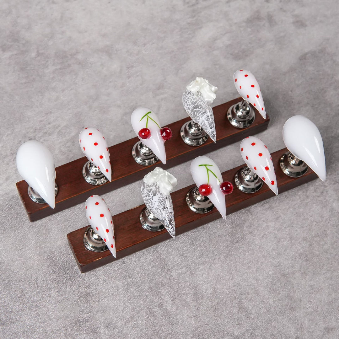 Creative Ice Cream-Themed Press-On Nails