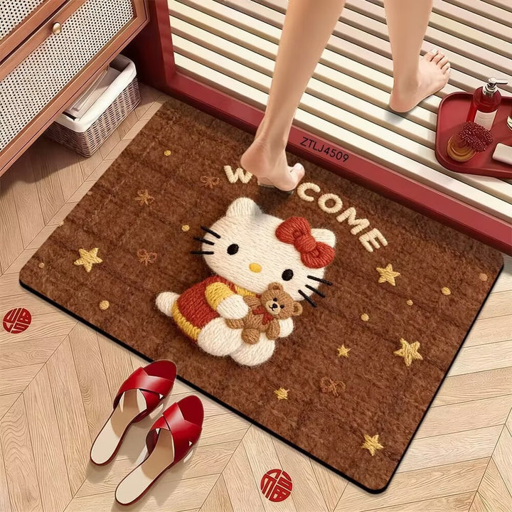 Cute Cartoon Theme Bath Mat