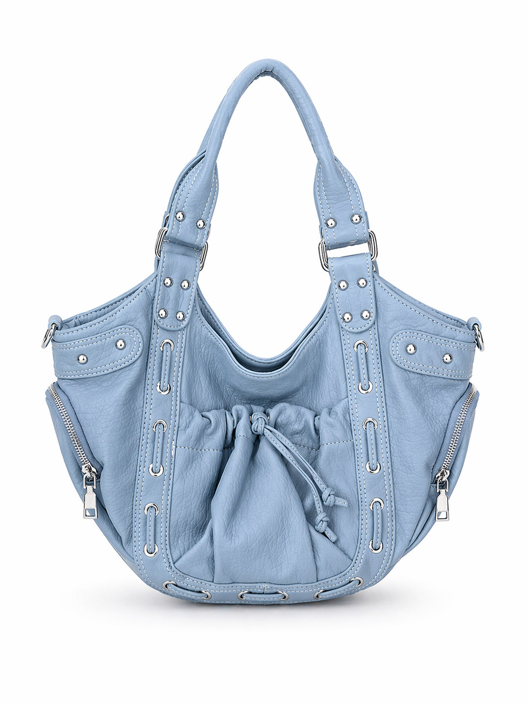 Casual Multi-Pocket Hobo Bag