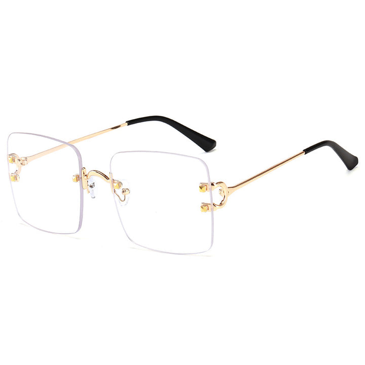 Women square sunglasses with an elegant metal frame and sturdy lenses Stornfield