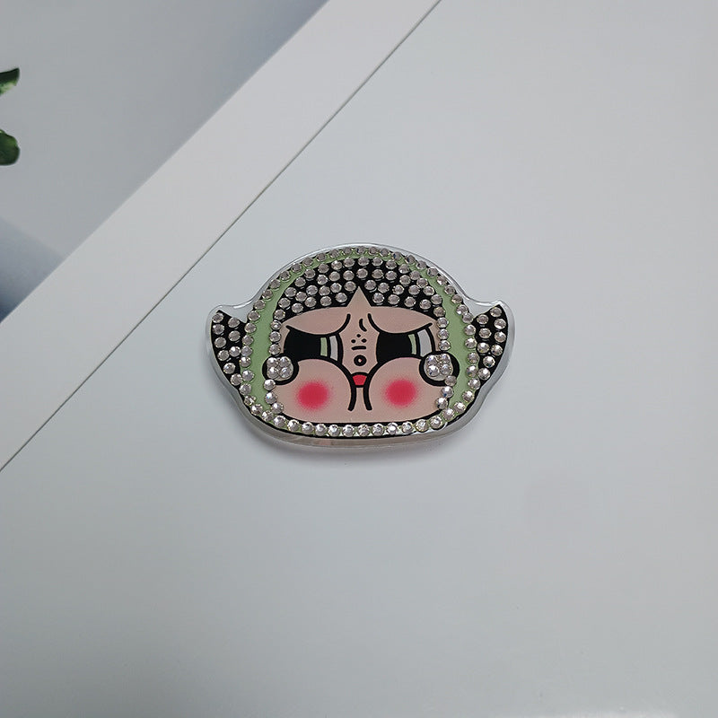 Decorative Rhinestone Character Brooch Stornfield