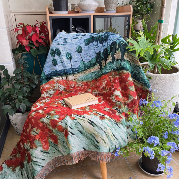 Artistic Graphic Throw Blanket