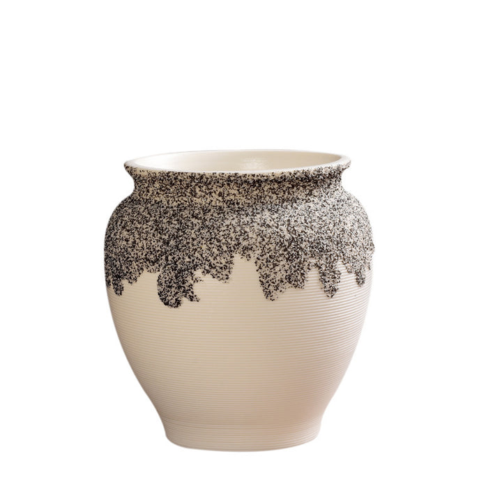 Elegant Textured Decorative Pot