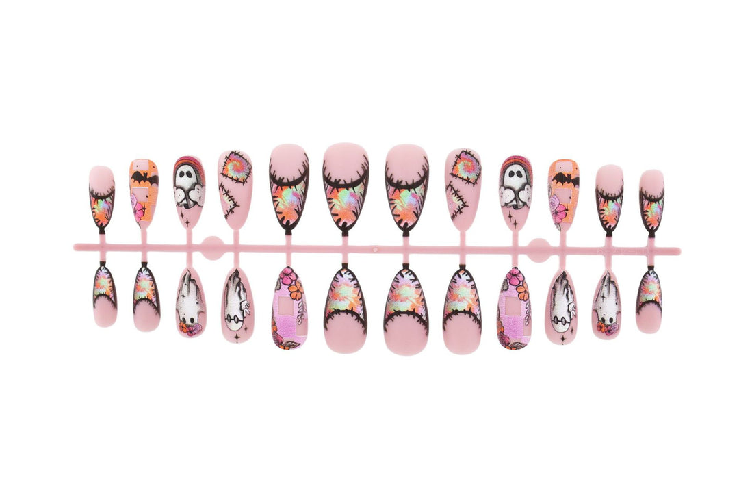 Creative Ghost and Halloween Motif Artificial Nail Set Stornfield