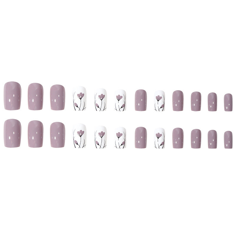 Floral Art Press-On Nail Set Stornfield