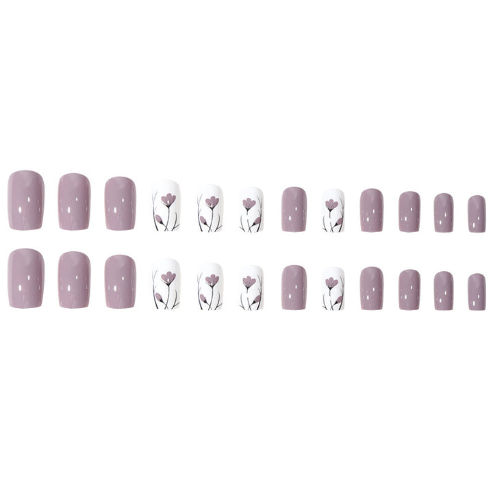 Floral Art Press-On Nail Set Stornfield