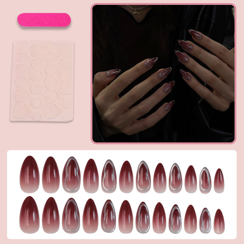 Acrylic nail set with elegant ombre effects Stornfield