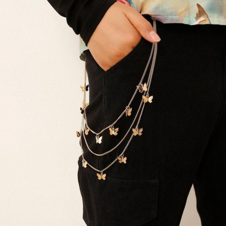Multi-Layered Butterfly Chain Accessory Stornfield