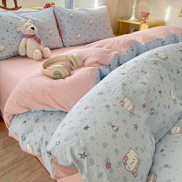 Floral Patterned Duvet Set