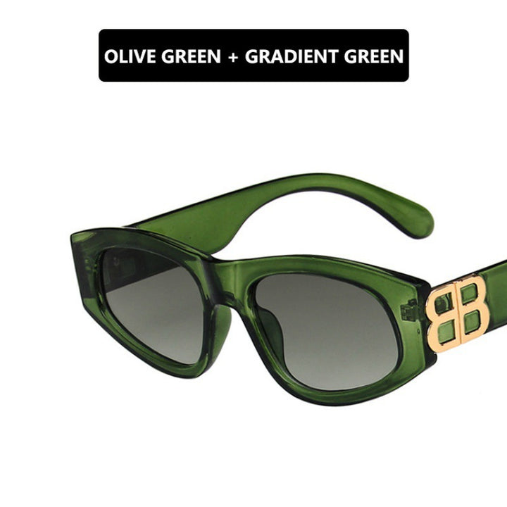 Ladies stylish cat-eye sunglasses with modern leopard pattern Stornfield