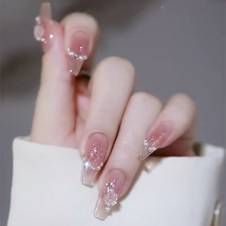 Glamorous Heart Nail Tips Stornfield