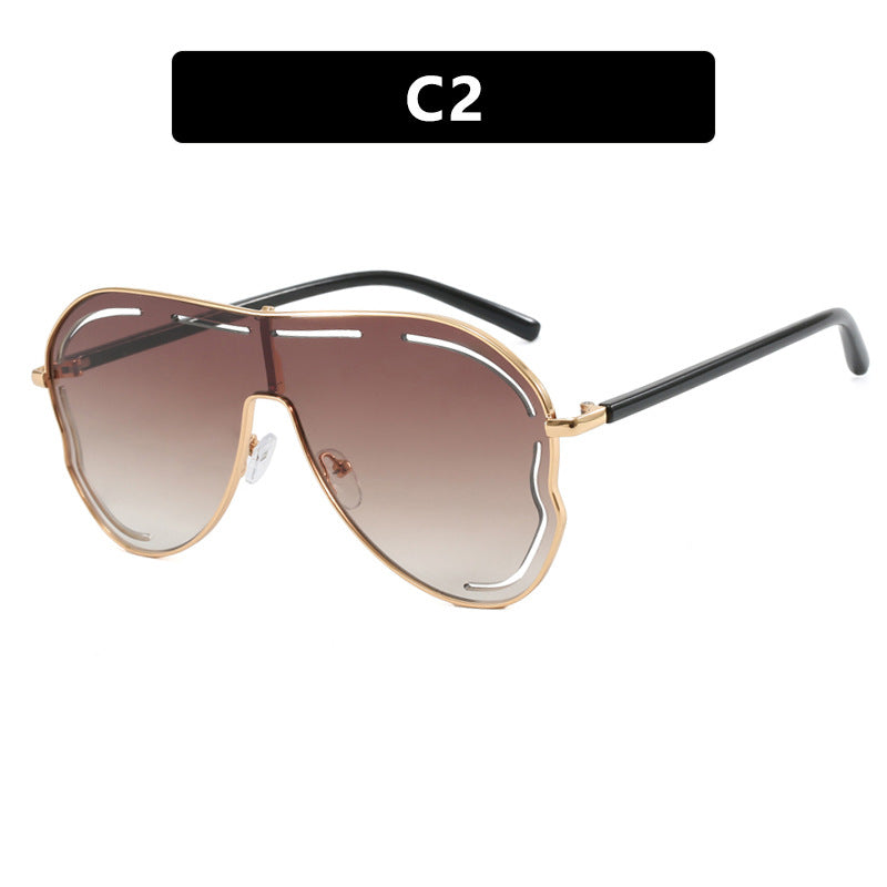 Ladies luxurious pilot sunglasses with modern frame Stornfield