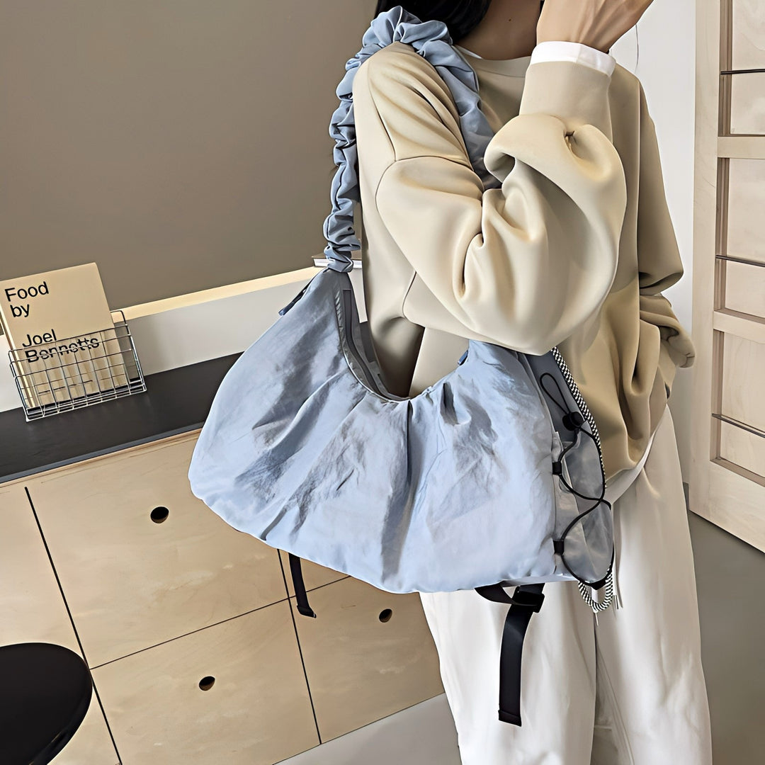 Fashionable Pleated Hobo