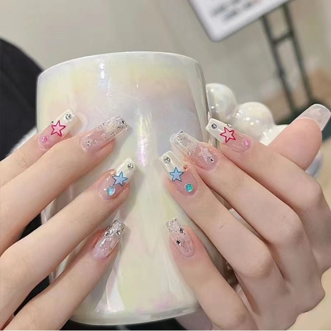 Artful Nail Art with Cute Bunny Pattern Cold Stornfield