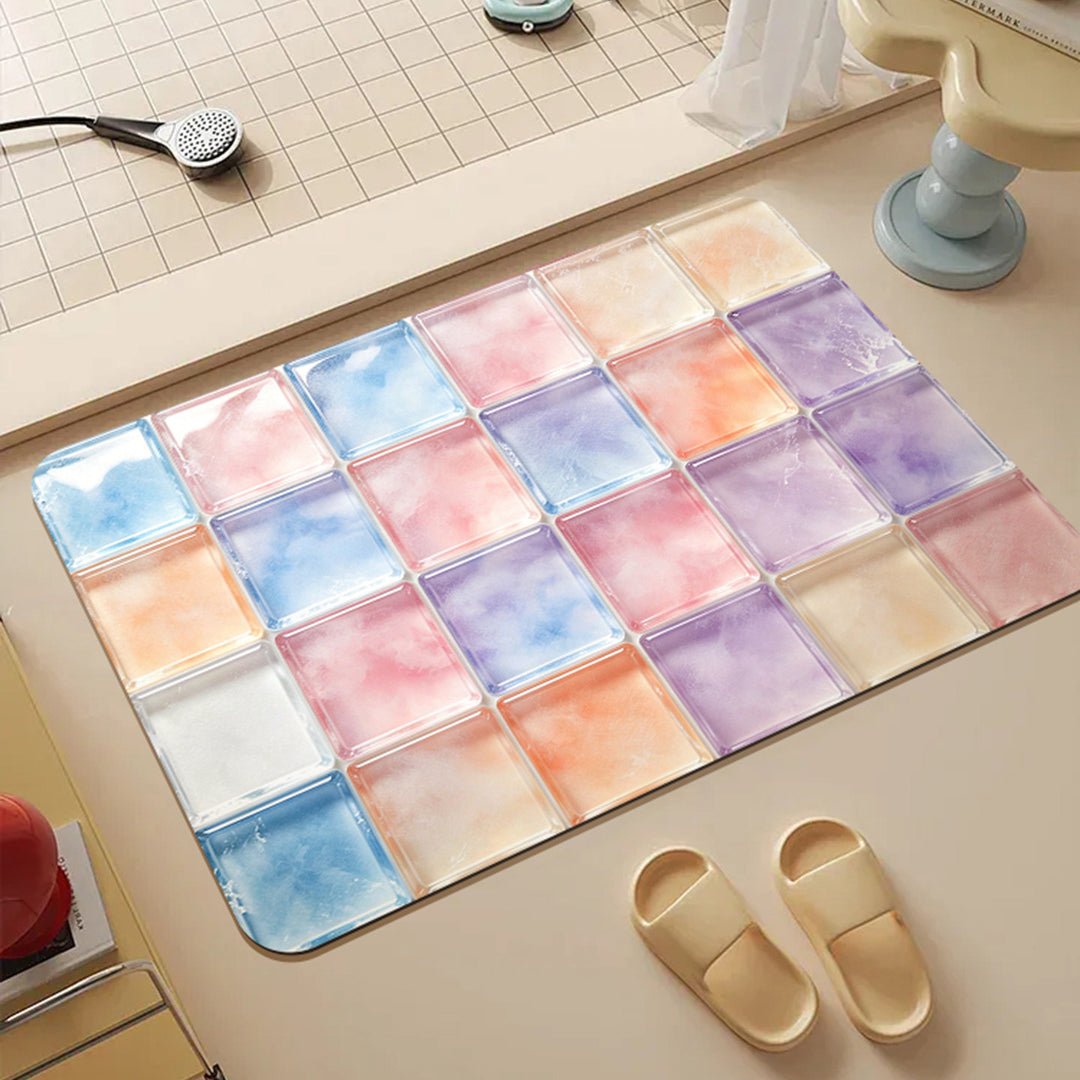 Decorative Anti-Slip Bathroom Mat