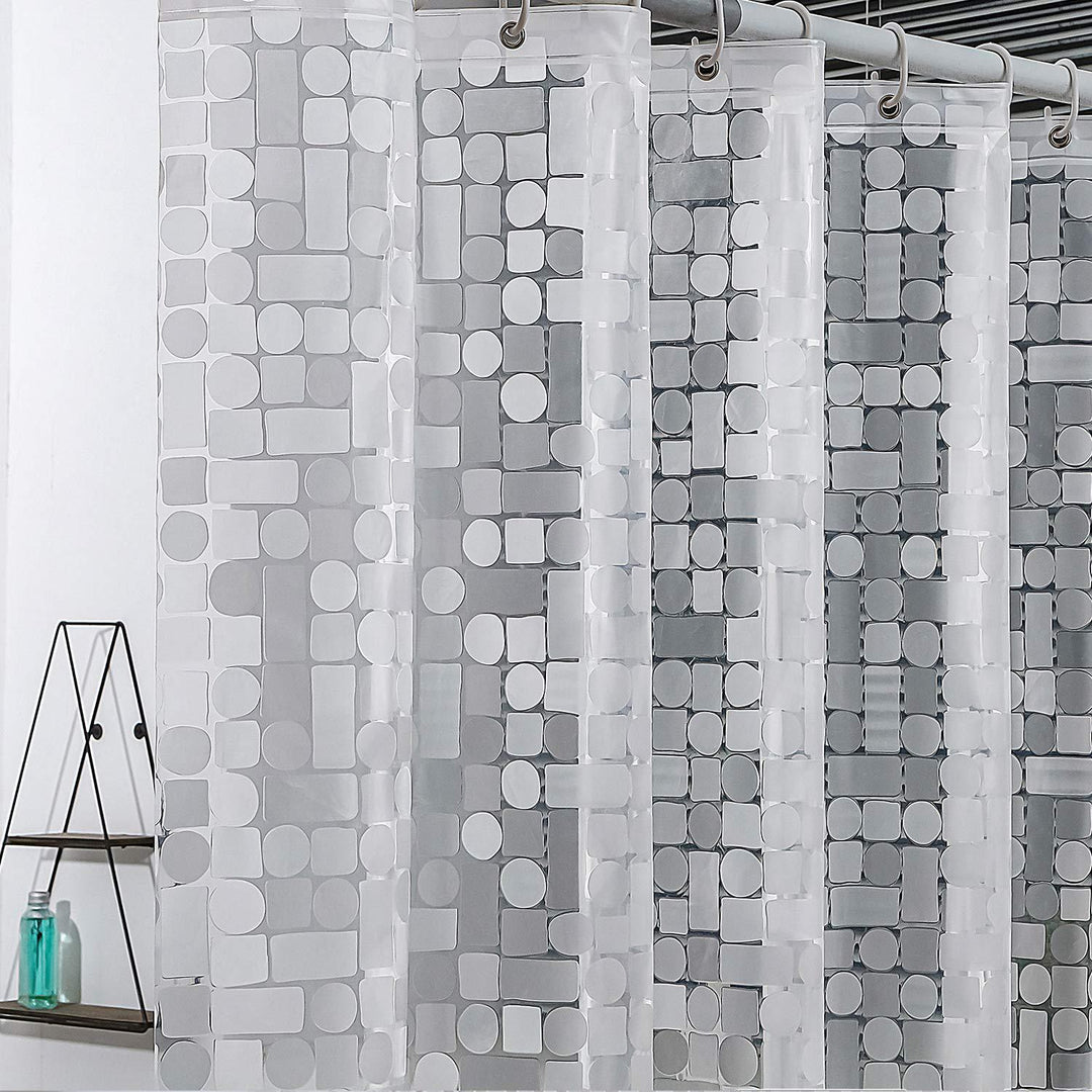 Waterproof Textured Shower Curtain Stornfield