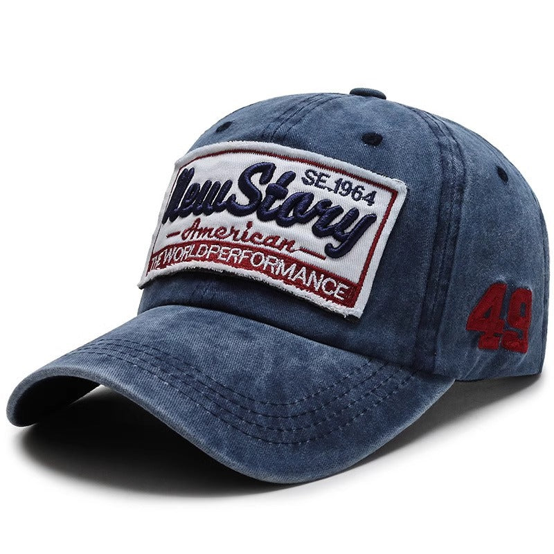Men's Vintage-Inspired Embroidered Casual Cap Stornfield