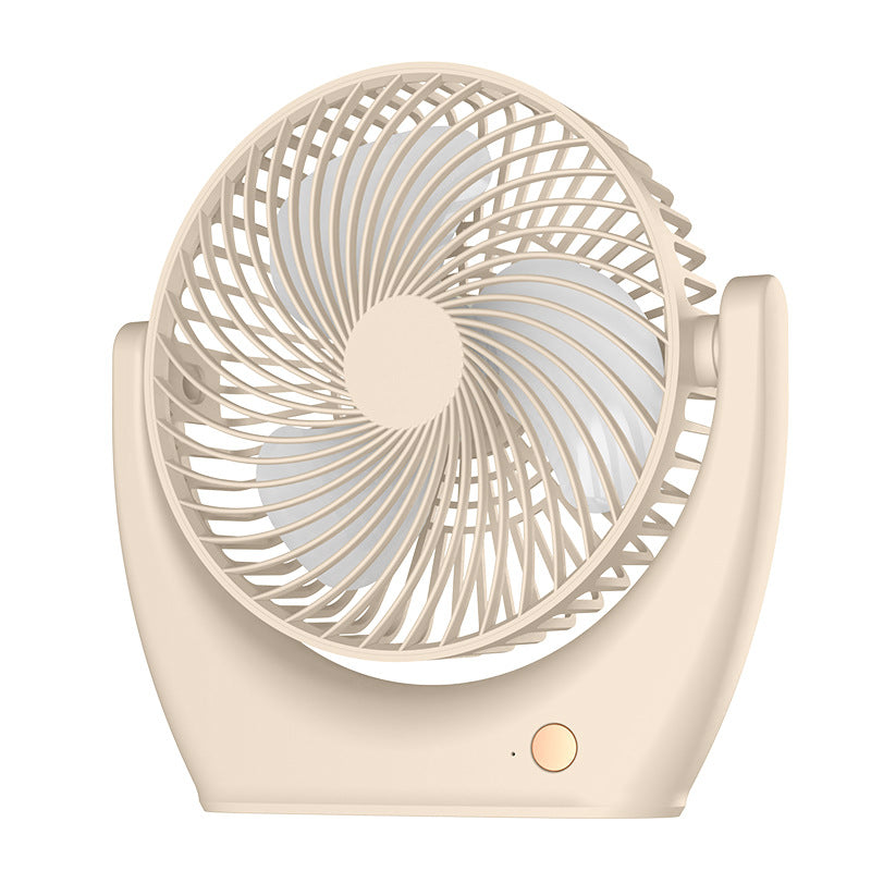Ladies table fan with quiet wind noise and USB-C charging technology Stornfield