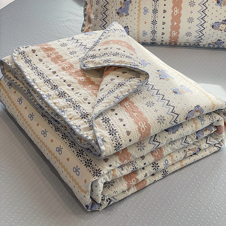 Soft Reversible Patterned Quilt