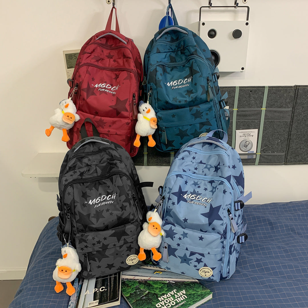 Stylish Star-Patterned Casual Backpack Stornfield 1791205930