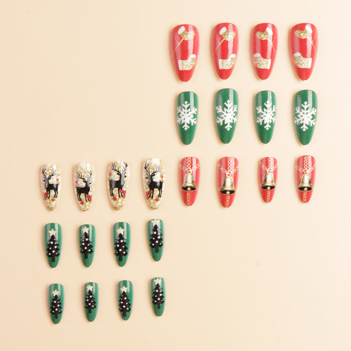 Festive Themed Press-On Nail Art Stornfield