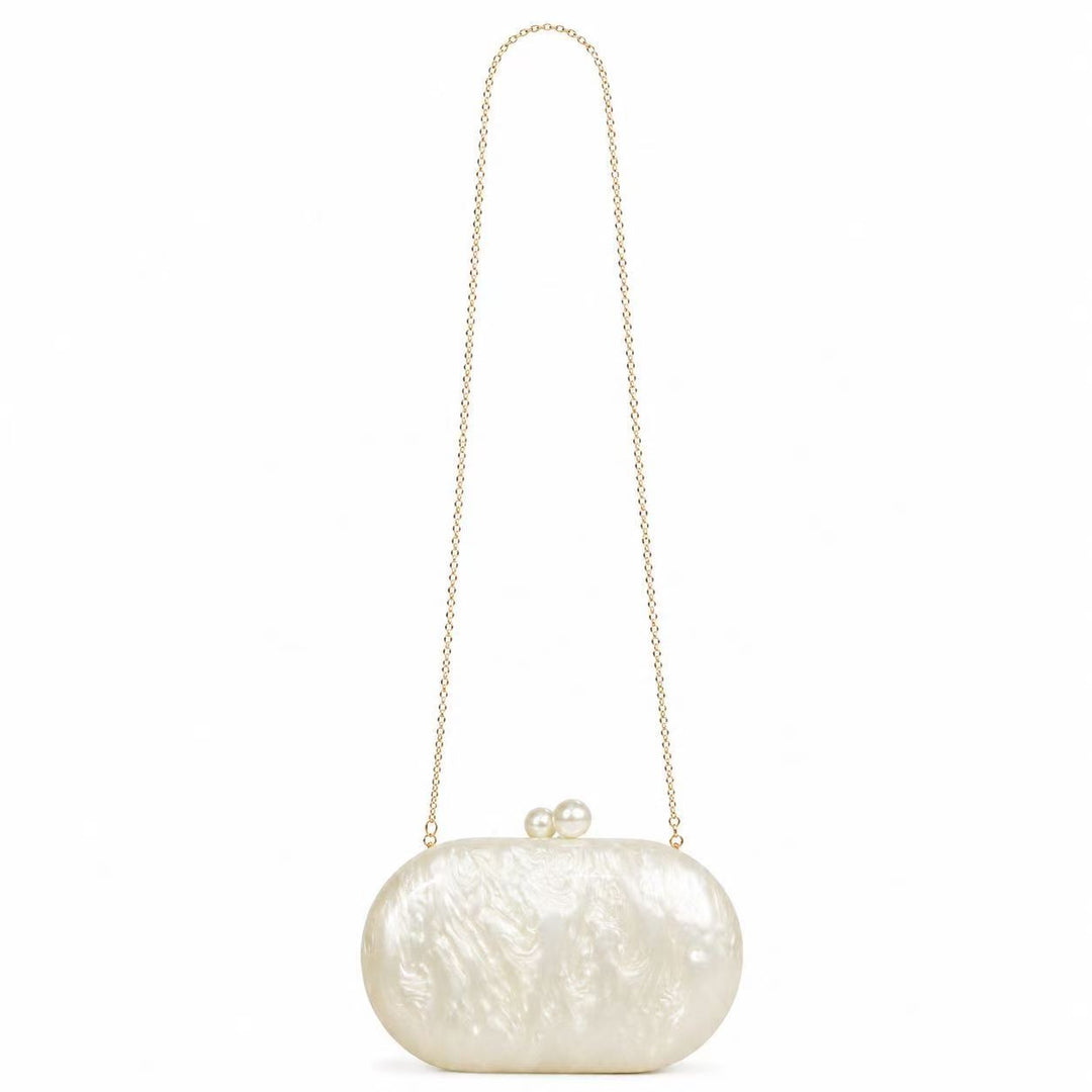 Pearlescent Acrylic Evening Handbag