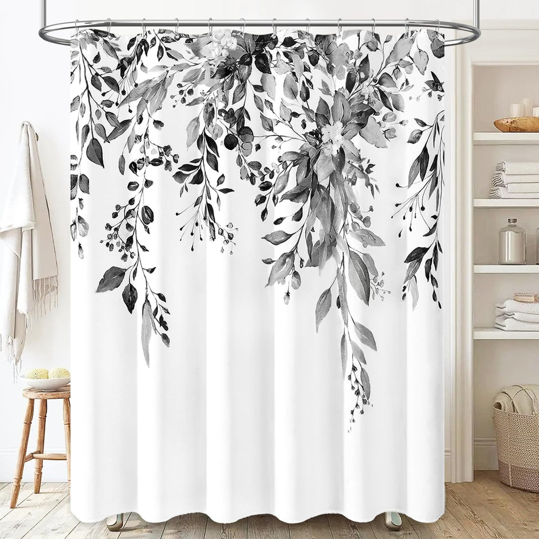 Floral Watercolor Shower Curtain Stornfield