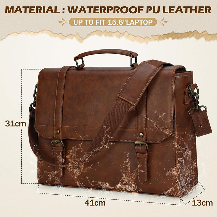 Briefcase Made of High-Quality Leather Stornfield
