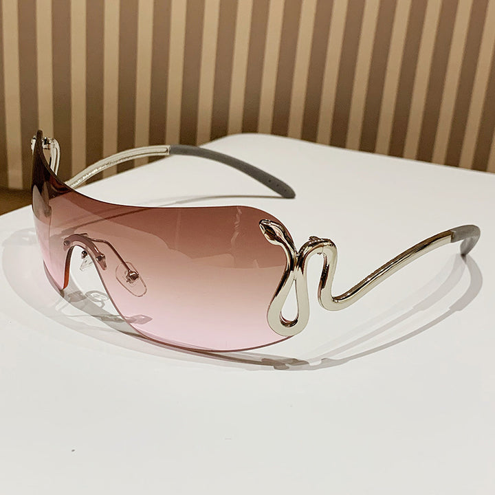 Women's Fashion Oversized Sunglasses with Innovative Metal Frame and Unique Design Stornfield