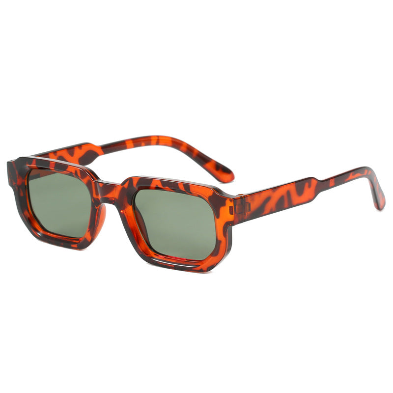 Women's fashionable square sunglasses with clear frame Stornfield